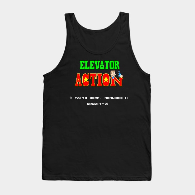 Elevator Action fan design Tank Top by JSnipe